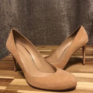 Stuart Weitzman Pink Suede Pumps